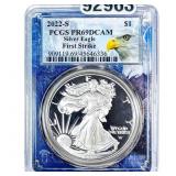 2022-S Silver Eagle PCGS PR69 DCAM