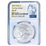 2023 Silver Peace Dollar NGC MS70