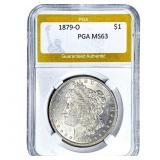 1879-O Morgan Silver Dollar PGA MS63