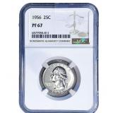 1956 Washington Silver Quarter NGC PF67