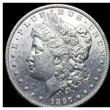 1897 Morgan Silver Dollar CHOICE AU