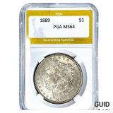 1889 Morgan Silver Dollar PGA MS64