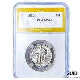 1930 Standing Liberty Quarter PGA MS64