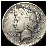 1921 Silver Peace Dollar LIGHTLY CIRCULATED