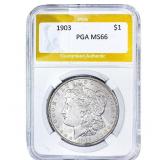 1903 Morgan Silver Dollar PGA MS66