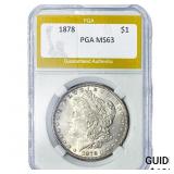 1878 Morgan Silver Dollar PGA MS63
