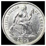 1876 Seated Liberty Dime CLOSELY UNCIRCULATED