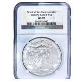 2012[S] Silver Eagle NGC MS70