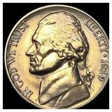 1939-D Jefferson Nickel UNCIRCULATED