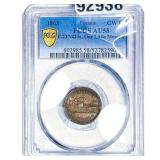 1863 Civil War Toke Our Little Moniter PCGS AU58