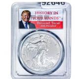 2017 Silver Eagle PCGS MS69 Trump
