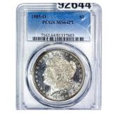 1885-O Morgan Silver Dollar PCGS MS64 PL