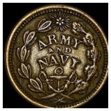 Civil War Token 'Army & Navy' / 'The Federal Un