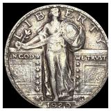 1929-S Silver Standing Liberty Quarter NEARLY UNCI