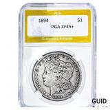 1894 Morgan Silver Dollar PGA XF45+