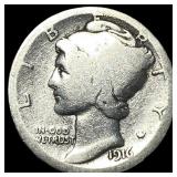 1916 Mercury Dime NICELY CIRCULATED