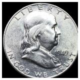 1949-S Silver Half Dollar Franklin UNCIRCULATED