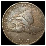 1857 Flying Eagle Cent LIGHTLY CIRCULATED