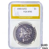 1900-O/CC Morgan Silver Dollar PGA XF45