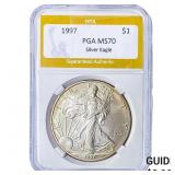 1997 Silver Eagle PGA MS70