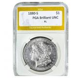 1880-S Morgan Silver Dollar PGA BU PL