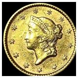 1853 Gold $1 Liberty Head Type 1 HIGH GRADE