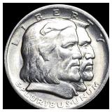 1936 Silver Half Dollar Long Island Tercentenary U