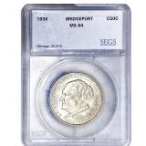 1936 Bridgeport Half Dollar PGA MS64
