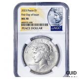 2023 Silver Peace Dollar NGC MS70