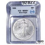 1999 Silver Eagle ICG MS69+