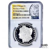 2023-S Morgan Silver Dollar NGC PF70 Ultra Cameo