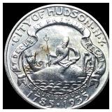1935 Silver Hudson NY Half Dollar UNCIRCULATED