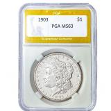 1903 Morgan Silver Dollar PGA MS63