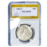 1941-S Walking Liberty Half Dollar PGA MS65