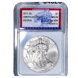 2011-S Silver Eagle IGS MS70