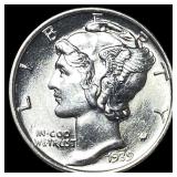 1939-S FSB Silver Mercury Dime CHOICE BU