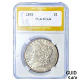 1898 Morgan Silver Dollar PGA MS64