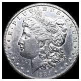 1884-CC Silver Morgan Dollar NEARLY UNCIRCULATED
