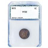 1872 Indian Head Cent PGA VF20