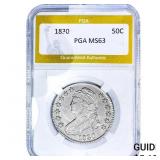 1830 Capped Bust Half Dollar PGA MS63