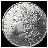 1883 Morgan Silver Dollar GEM BU