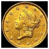 1851-C Gold $1 Liberty Head CLOSELY UNCIRCULATED