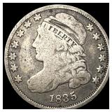 1835 Capped Bust Dime LIGHTLY CIRCULATED