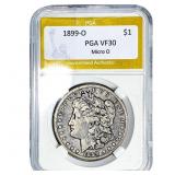 1899-O Morgan Silver Dollar PGA VF30 Micro O