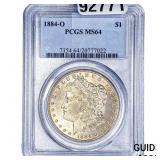 1884-O Morgan Silver Dollar PCGS MS64