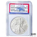 2014-S Silver Eagle PGA MS70
