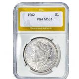 1902 Morgan Silver Dollar PGA MS63