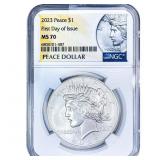2023 Silver Peace Dollar NGC MS70
