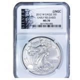 2012-W Silver Eagle NGC MS70