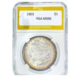 1903 Morgan Silver Dollar PGA MS66